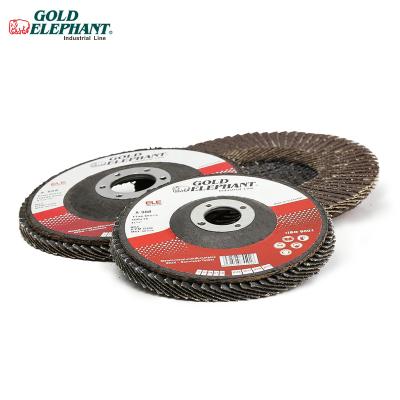 China Golden Elephant 180mm 7 inch aluminum fin disc for quality abrasive in-store metal fin wheel stainless steel hot seller for sale