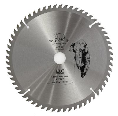 China Industrial Grade Golden Elephant High Efficiency Blade 9 Inch 40T/60T/80T Wood Alloy Saw Blade For Wood for sale