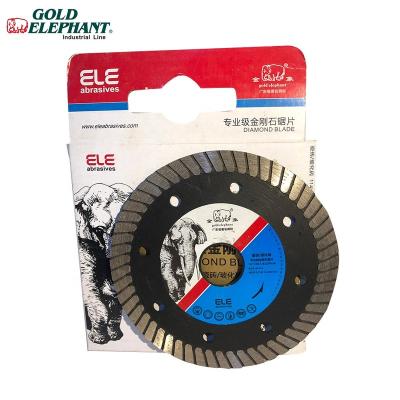 China Five Blades In A 5mm Industrial Tool Bit Gold Elephant Diamond Line Saw Blade For Agglomerated Stone And Ceramic for sale