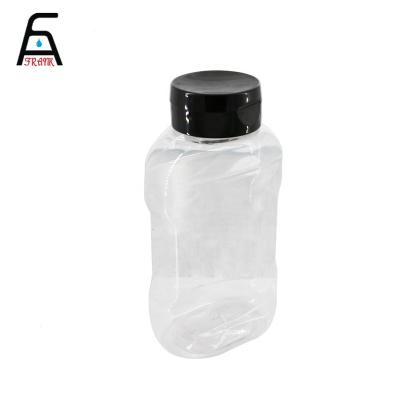 China Beverage Inverted Plastic Twist Top Squeeze Bottle For Ketchup, Honey, Milk, Sauce for sale