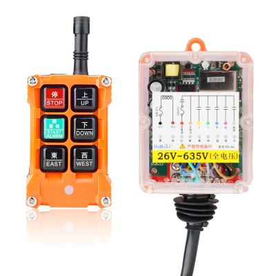 China Wireless Industrial Remote Control Ip67 Single Head Crane Waterproof Overhead Truck Point-touch Button Speed ​​12V-600V (Toggle Can Be Customized) F21-4S 4 for sale