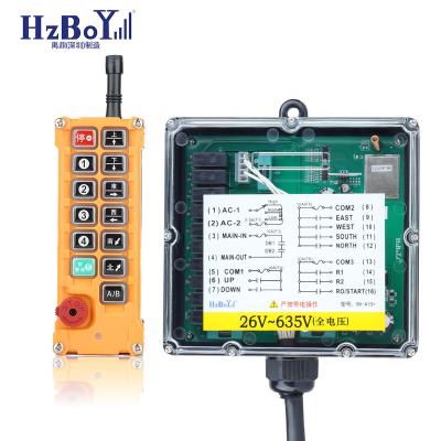 China Industrial ABS Engineering Three Prevention PC Material F23-A++E Radio Hydraulic Wireless Crane Remote Control And Receiver for sale