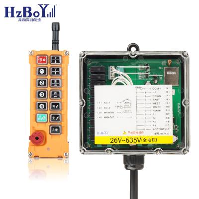 China ABS engineering three prevention PC equipment F23-BBE industrial hydraulic radio wireless crane remote control and receiver for sale