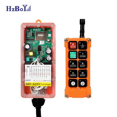 China ABS Engineering Three Prevention PC Material 8 Button Single Speed ​​Industrial Radio Remote Control for Crane and Crane for sale