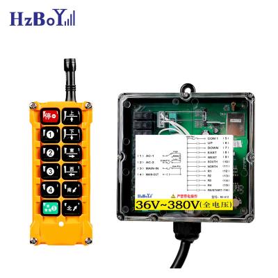 China ABS Engineering Three Prevention PC Hardware f23-bb 12v 24v 36v 48v 65v 110v 220v 380v 440v AC DC Crane with Winch Radio Remote Control Vehicle for sale