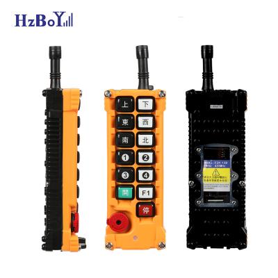 China ABS Material Engineering Three Prevention PC F24-12D 12 Button Dual Speed ​​Industrial Radio Remote Control For Crane And Crane for sale