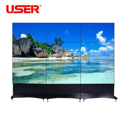 China Sumsung 55 Inch Hotel TV Seamless LCD Video Wall Led Background Color Video Wall for sale