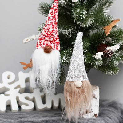 China Present Festival Stuff CR-B052 2021Custom Holiday Family Christmas Tree Ornament Christmas Hat Santa Claus Ornament for sale