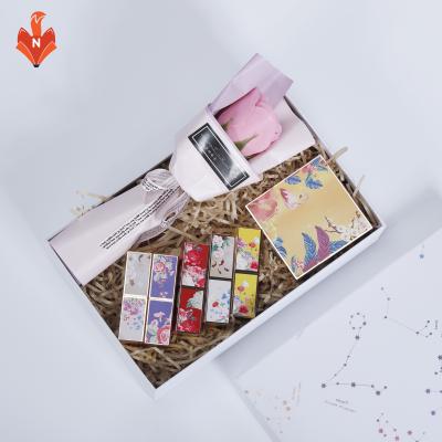 China Agriculture A071A Waterproof Eyeshadow Palette Lipstick Makeup Brush Valentine's Day Souvenir Women Gift Sets For Women for sale