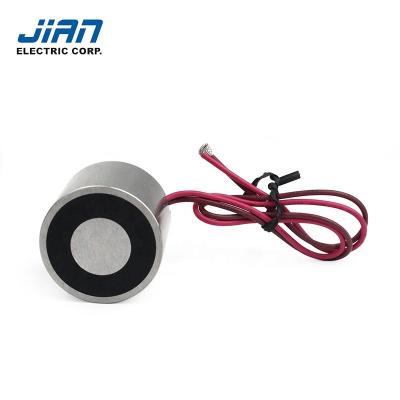 China Hotels JSP-3529K 12Vdc Small Electromagnet Holding Lifting Electromagnet Around Mini Electromagnet for sale