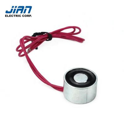 China Hotels JSP-1811 45N 4.5kgs Lifting Strength 24V DC Electromagnet Mini Electromagnet Holding Electromagnet for sale