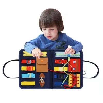 China New Eco-Friendly Felt Dress Learning Toddler Felt Busy Board for sale