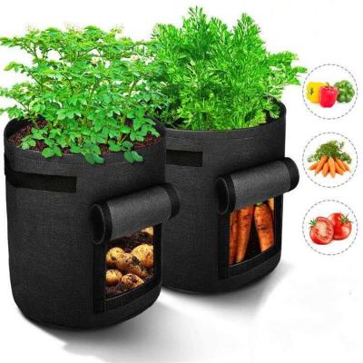 China Polyester Felt Roll Window Factory Container Felt Potato Bags Grow for sale