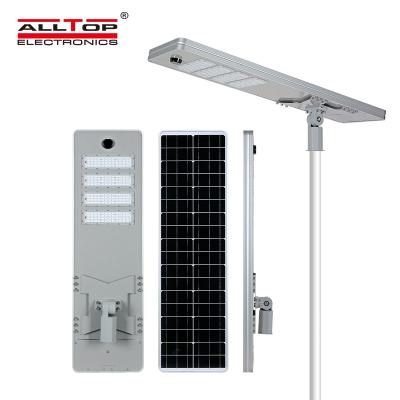 China ROAD Alltop High Quality Outdoor Yard Lighting Ip65 Smd 50w 100w 150w 200w 250w Integrated All In One Led Solar Street Light for sale