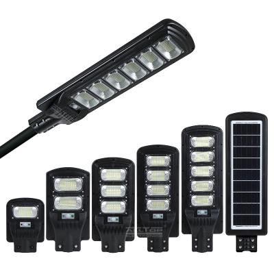 Chine ROAD ALLTOP Ip65 waterproof outdoor lighting energy saving 50w 100w 150w 200w 250w 300w all in one solar LED street light à vendre