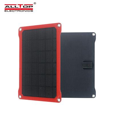 China ALLTOP High Quality Portable Can Be Charged To A Variety Of Battery 290*195*2mm Electric Folding Solar Panel zu verkaufen