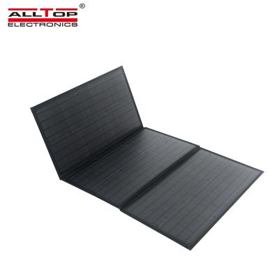 中国 ALLTOP Hot Selling Portable Intelligent Recognition Is Widely Compatible Waterproof 100w Folding Solar Panel 635*370*35mm 販売のため