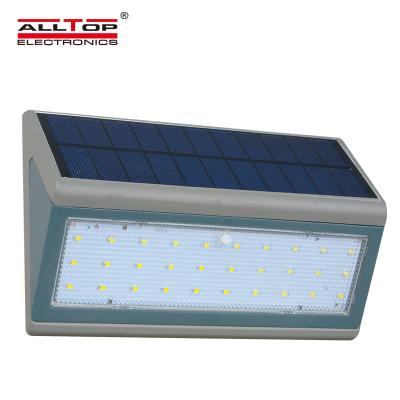 Китай ALLTOP polycarbonate high power smd Bridgelux IP65 waterproof lamp 3w 5w led security solar wall light продается