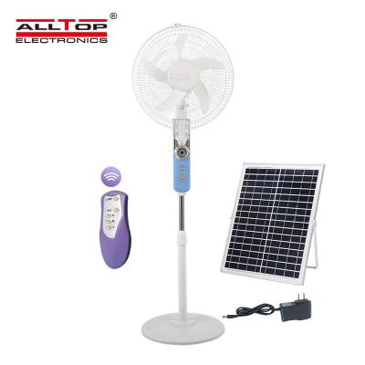 China ALLTOP High Quality Hotel Air Circulation Mute Floor Fans Electric Solar 16inch Fan for sale