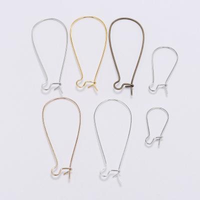 China Hypoallergenic Ear Hook Free U-Hook Earring Hooks Kidney Ear Wires for sale