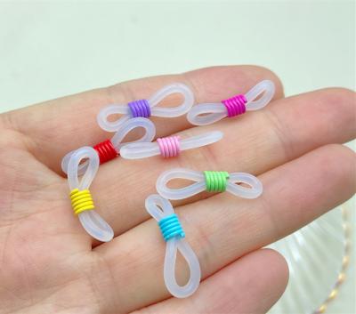 China DIY Jewelry Accessories Glasses Buckle Rope Buckle Silica Gel Color Electrophoresis Will Not Change Color for sale