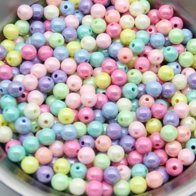 China Children's Bright Highlight Handmade Plastic Beads Children's Handmade Beading for sale