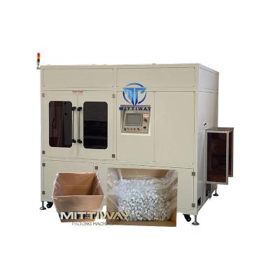 China Automatic Poly Bag Inserter Machine Moulding Bag Maker Inserter for sale