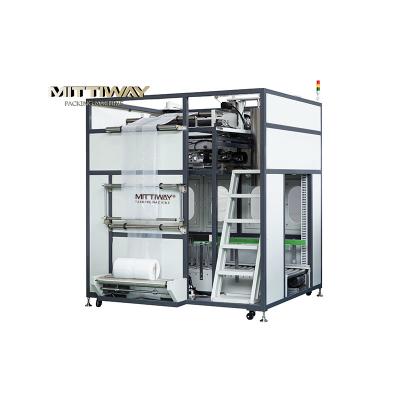 China Poly Bag Inserter Machine 400W Bottom Seal Bag Making Machine for sale