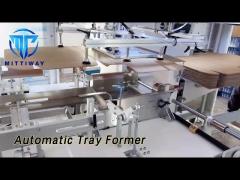 High Speed Automatic Tray Former 2.2KW Vacuum Forming For Box Erecting