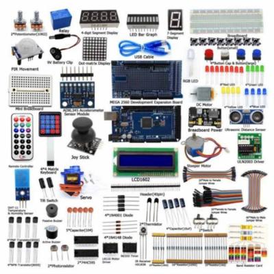 China DIY MEGA 2560 Starter Kits LCD1602 Servo Motor Development Board For Arduino MEGA2560 Student Kits for sale