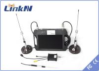 China  Police  Video Receiver COFDM QPSK AES256 Encryption FHD CVBS H.264 with Display Battery Powered for sale