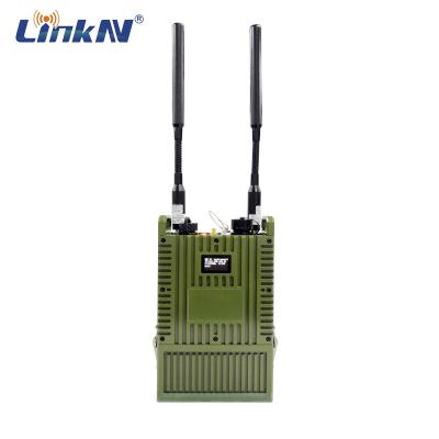 China LKAV3516 Robuuste IP66 MESH-radio ondersteunt 4G GPS/BD PPT WiFi AES-encryptie met batterij en LCD-indicator Te koop