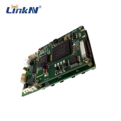 China OEM Lage Vertraging AES256 Mini Size Low Weight van de Modulecofdm de Videozender QPSK FHD SDI CVBS 200-2700MHz Te koop