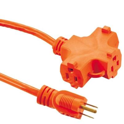 China 15A 125V SJTOW Heavy Duty Outdoor Appliance Extension Cord for sale