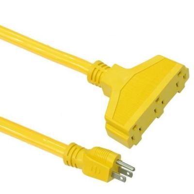 China APPLIANCES 15A 125V Standard Grounding Male To Female Indoor Extension Cord for sale