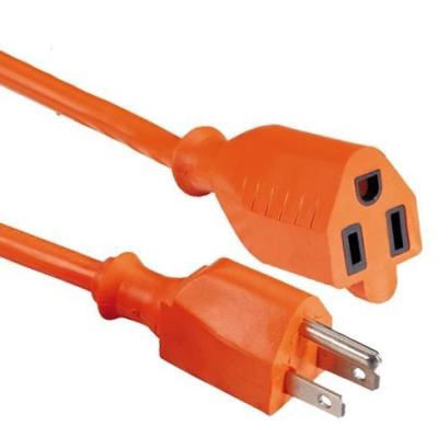 China NEMA5-15P APPLIANCE to 5-15R Electric Power Extension Cord for sale