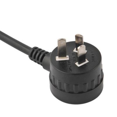 China Industrial Supply 10A Australia SAA Power Cord Extension Piggyback Socket Back Three Pin 15A Black Jacket H05VV-F For Home Appliance for sale