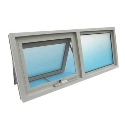 China Magnetic Screen Modern design aluminum awning windows Double tempered glass awning windows for sale for sale