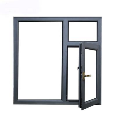 China Magnetic Screen 2023 newest NFRC standard Dual action window triple glazed window energy saving casement window for sale for sale