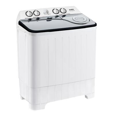 China 2022 New Hotel Twin 7kg Tub Clothes Washing Machine OEM Top Electric Motor Power Plastic Material Professional Factory for sale