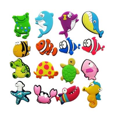 China Shape Promotional Gifts Hot Selling Custom Rubber 3D Fish Fridge Magnets for sale