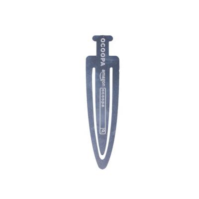 China All Area Company Logo Customized Promotional Gifts Silver Metal Etched Bookmark for sale