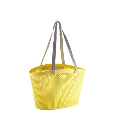 China Economical Sustainable Custom Design Special Hot Selling Plastic Kitchen Storage Basket Bag for sale