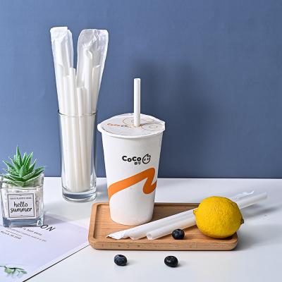 China PLA+PBAT Guaranteed Quality Biodegradable Straws Unique Special Hot Selling Drinking Straws for sale