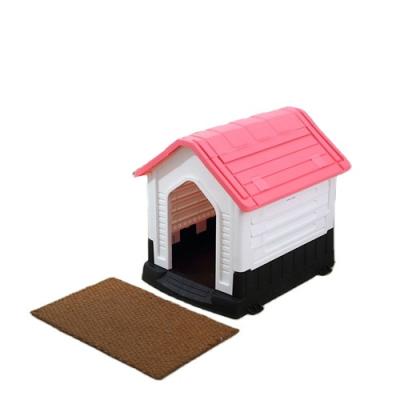 China Plastic High Quality Durable Using Various Dog Home Kennel For Large Size Dogs Under 37kgs for sale