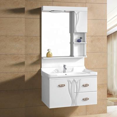 China Modern Wall Hung Bathroom Furniture Small Mirror Bathroom Vanity for sale