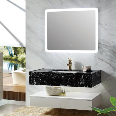 China Modern American Bathroom Cabinet Style Mirror Set Bathroom Sink Cabinet for sale