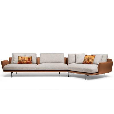 China Easy Assemble Modern Style Sofa Minimalism Design Leather Sofa Unique Luxury Living Room Sofa For Living Room Hotel for sale