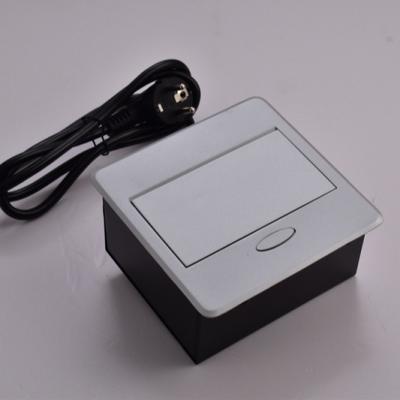 China Easy Installation Desktop Hidden Pop Up Table Power Socket With 1.5m Wire Conference Table EU Power Socket for sale