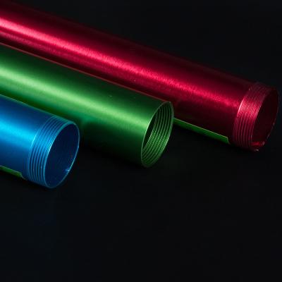 China Industry extruded aluminum rectangular tube blue lipstick welded 666 supplier in china for sale